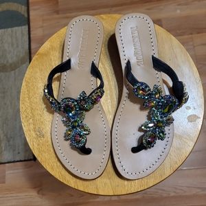 Slightly worn cute ladies sandals
